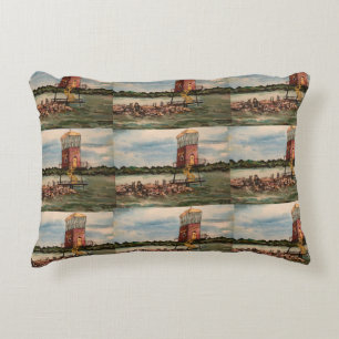 Lake Erie Causeway, Sandusky Ohio Pillow Zierkissen