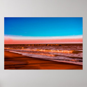Lake Erie Horizont – Friedliche Küstenlandschaft Poster