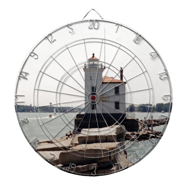 Lake Erie Lighthouse Dartscheibe (vorne)