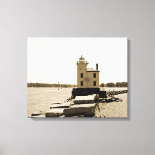 Lake Erie Lighthouse Leinwanddruck