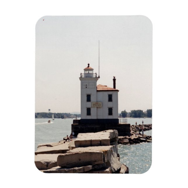 Lake Erie Lighthouse Magnet (Vertikal)