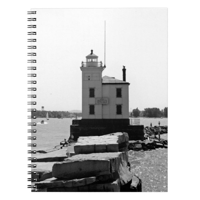 Lake Erie Lighthouse Notizblock (Vorderseite)