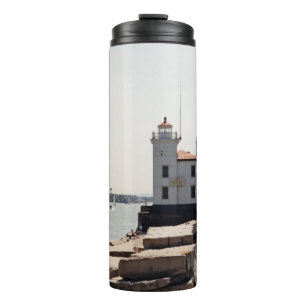 Lake Erie Lighthouse Thermosbecher