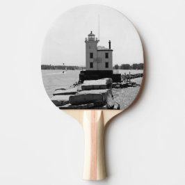 Lake Erie Lighthouse Tischtennis Schläger