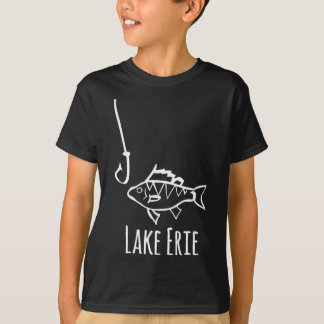 Lake Erie Pennysylvania Angeln Fischhaken Barsch T T-Shirt