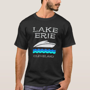 Lake Erie Speed Boat Souvenir Boot Cleveland T-Shirt