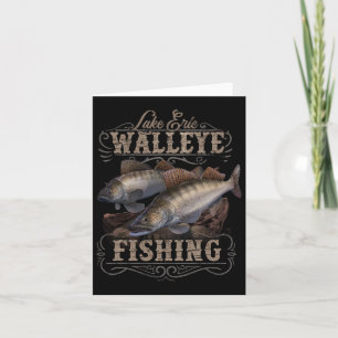 Lake Erie Walleye Fischen Fisherman Karte