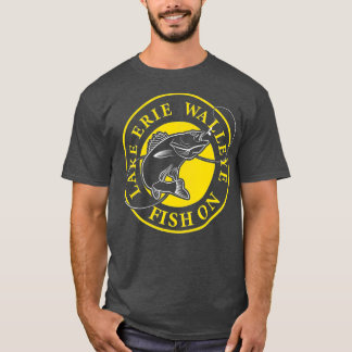 Lake Erie Walleye Fischen on T-Shirt