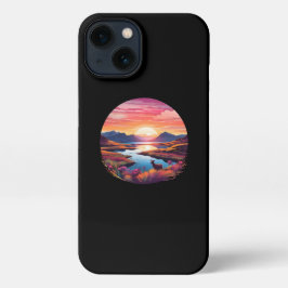 Lake Ewe Sunset in Schottland iPhone Hülle