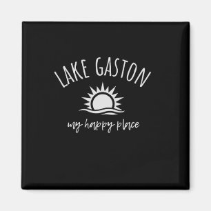 Lake Gaston Mein Glücklicher Ort Bootfahren Angeln Magnet