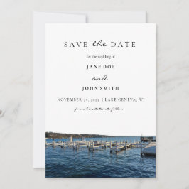 Lake Geneva Wisconsin Save the Date