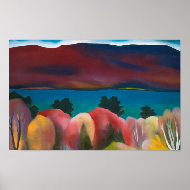 Lake George, Herbst | Georgia O'Keeffe | Poster (Vorne)