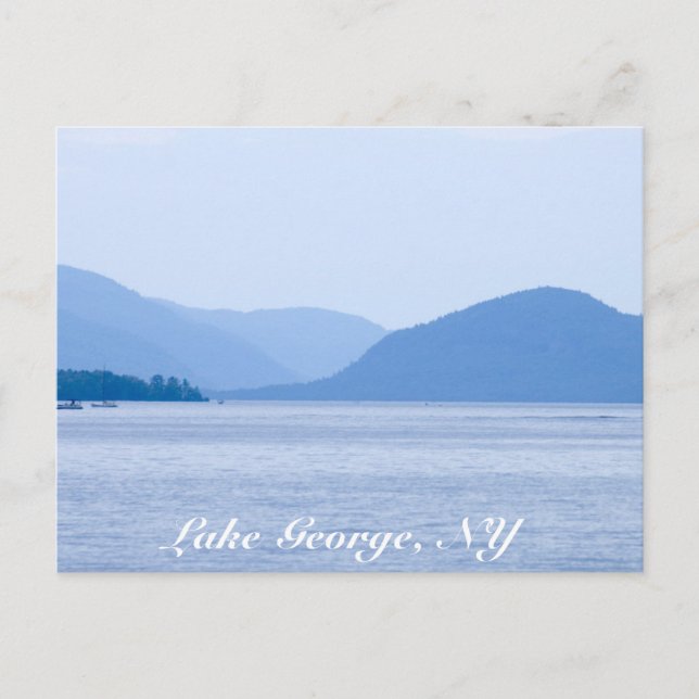 Lake George, N.Y. Carte postale - Customisée (Devant)