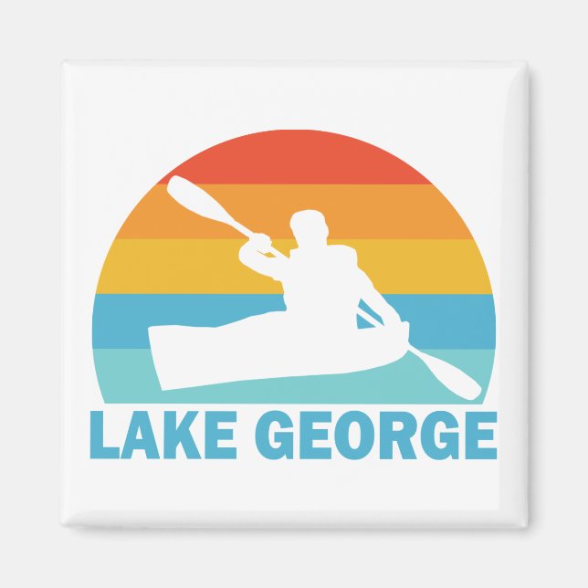 Lake George New York Kayak Magnet (Vorne)