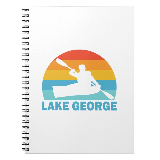 Lake George New York Kayak Notizblock (Vorderseite)