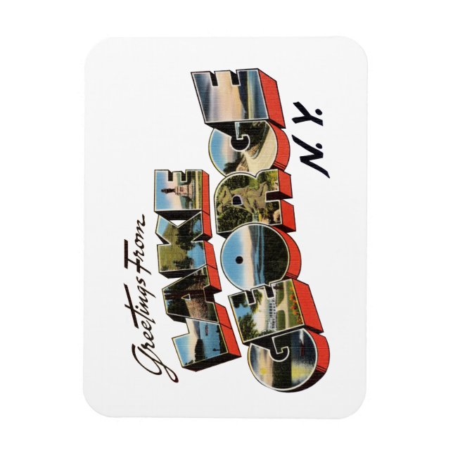 Lake George New York Magnet (Vertikal)