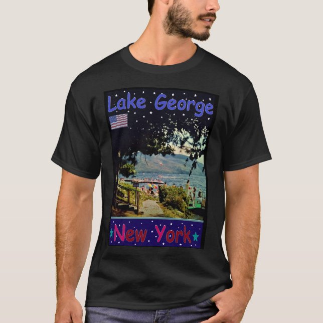 Lake George NY Classic T - Shirt (Vorderseite)