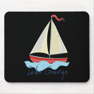 Lake George Ny Urlaub Segelboot Segeln Booten Mousepad