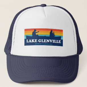 Lake Glenville North Carolina Canoe Truckerkappe