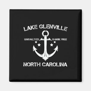 Lake Glenville North Carolina Lustiger Angel Campi Magnet