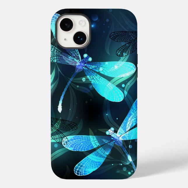 Lake Glows Dragonflies Case-Mate iPhone 14 Plus Hülle (Rückseite)