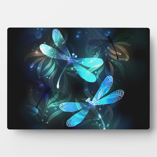 Lake Glows Dragonflies Fotoplatte (Vorderseite)