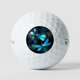 Lake Glows Dragonflies Golfball