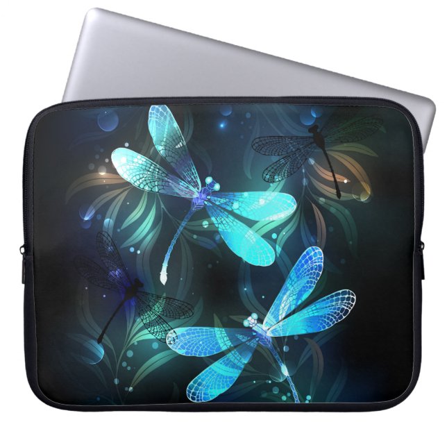 Lake Glows Dragonflies Laptopschutzhülle (Vorderseite)
