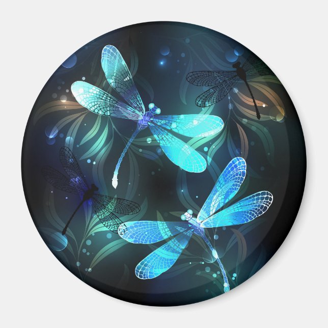 Lake Glows Dragonflies Magnet (Vorne)