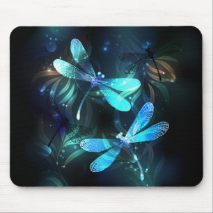 Lake Glows Dragonflies Mousepad