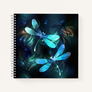 Lake Glows Dragonflies Notizbuch