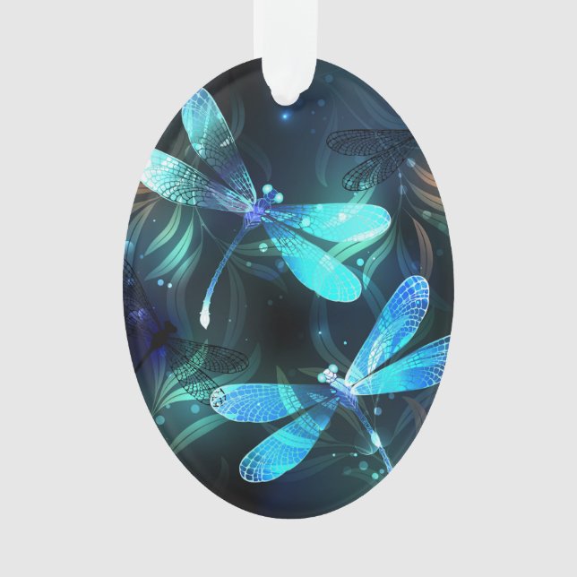 Lake Glows Dragonflies Ornament (Vorderseite)