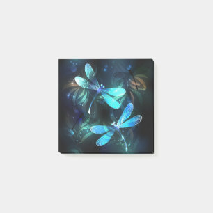 Lake Glows Dragonflies Post-it Klebezettel