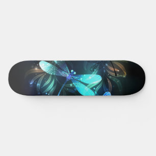 Lake Glows Dragonflies Skateboard