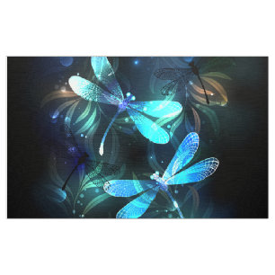 Lake Glows Dragonflies Stoff