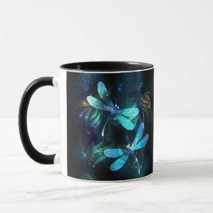Lake Glows Dragonflies Tasse