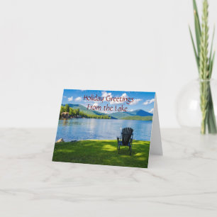 **LAKE GREETINGS** FÜR CHRISTMAS & NEUES JAHR KARTE
