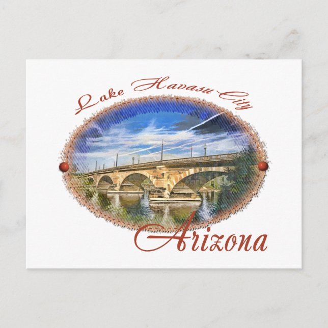 Lake Havasu City, Arizona Postkarte (Vorderseite)