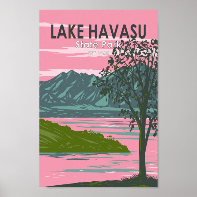 Lake Havasu Staat Park/Garten: Parco delle camelie Poster (Vorne)
