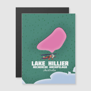 Lake Hillier Australian Map. Magnetkarte