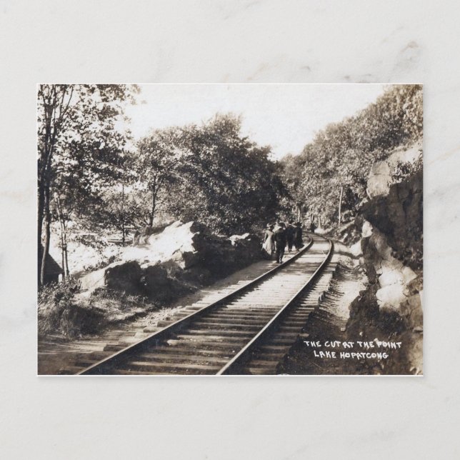 Lake Hopatcong NJ, Nolan's Point, 1910 Postkarte (Vorderseite)