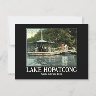 Lake Hopatcong NJ Schloss Edward 1910er Jahre Postkarte