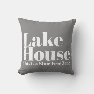 Lake House Coussin Chaussure Zone libre Extérieur