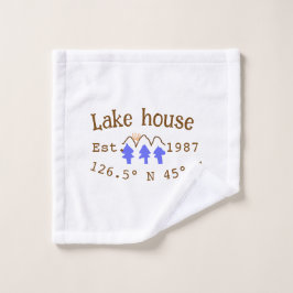 Lake house et. Date année coordonnées personnalisé