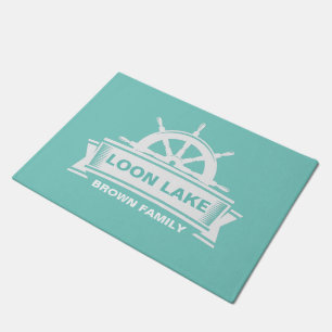 Lake House Familienname Lenkrad Fußmatte