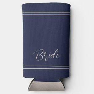 Lake House Nautical Navy Bachelorette Bride Selters Dosenkühler