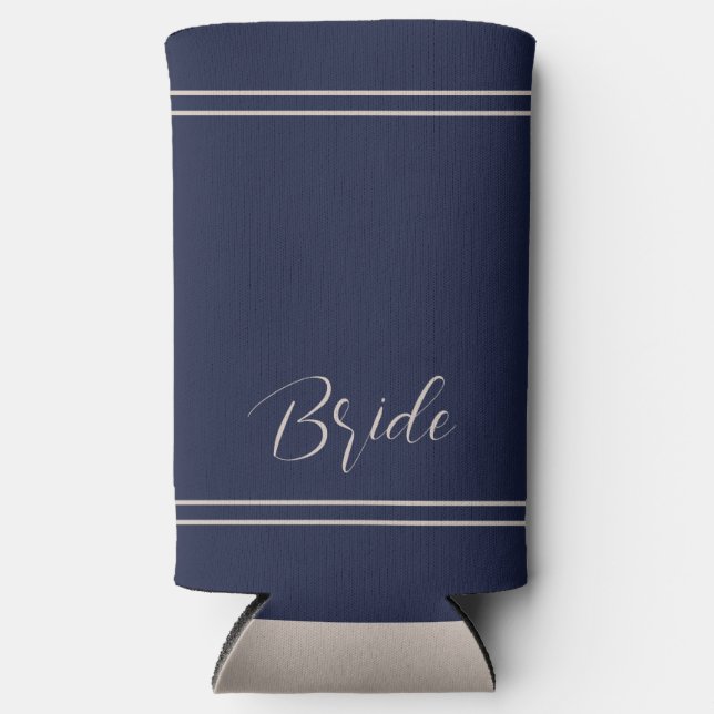 Lake House Nautical Navy Bachelorette Bride Selters Dosenkühler (Vorderseite)