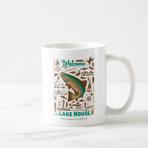 Lake House Pattern Kaffeetasse