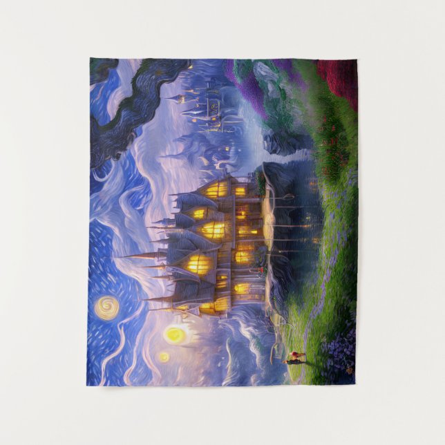 Lake House Wandteppich (Vorderseite)