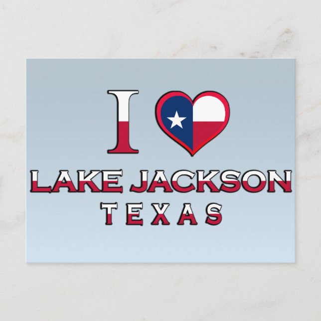 Lake Jackson, Texas Postkarte (Vorderseite)
